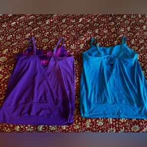 2 L Under Armour bra top workout tops. Great shape.